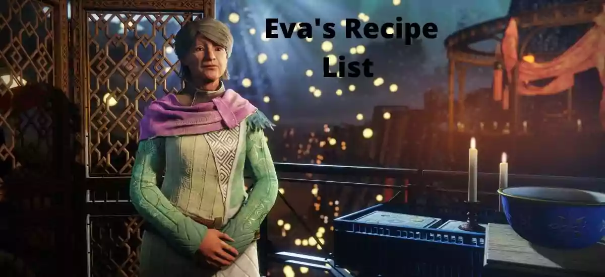 Eva's Recipe List 