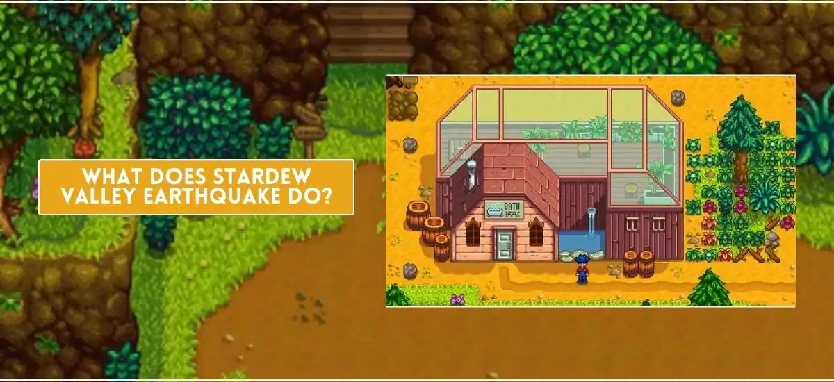 What Does Stardew Valley Earthquake Do